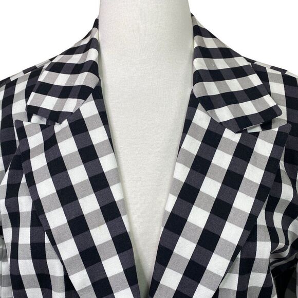 Tweeds Gingham Blazer Medium - Picture 4 of 5